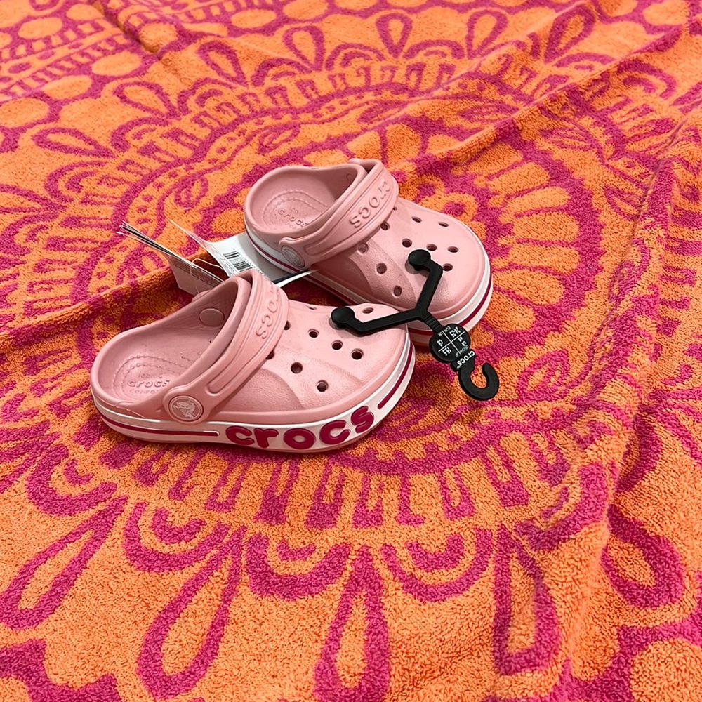 Brand new girl crocs